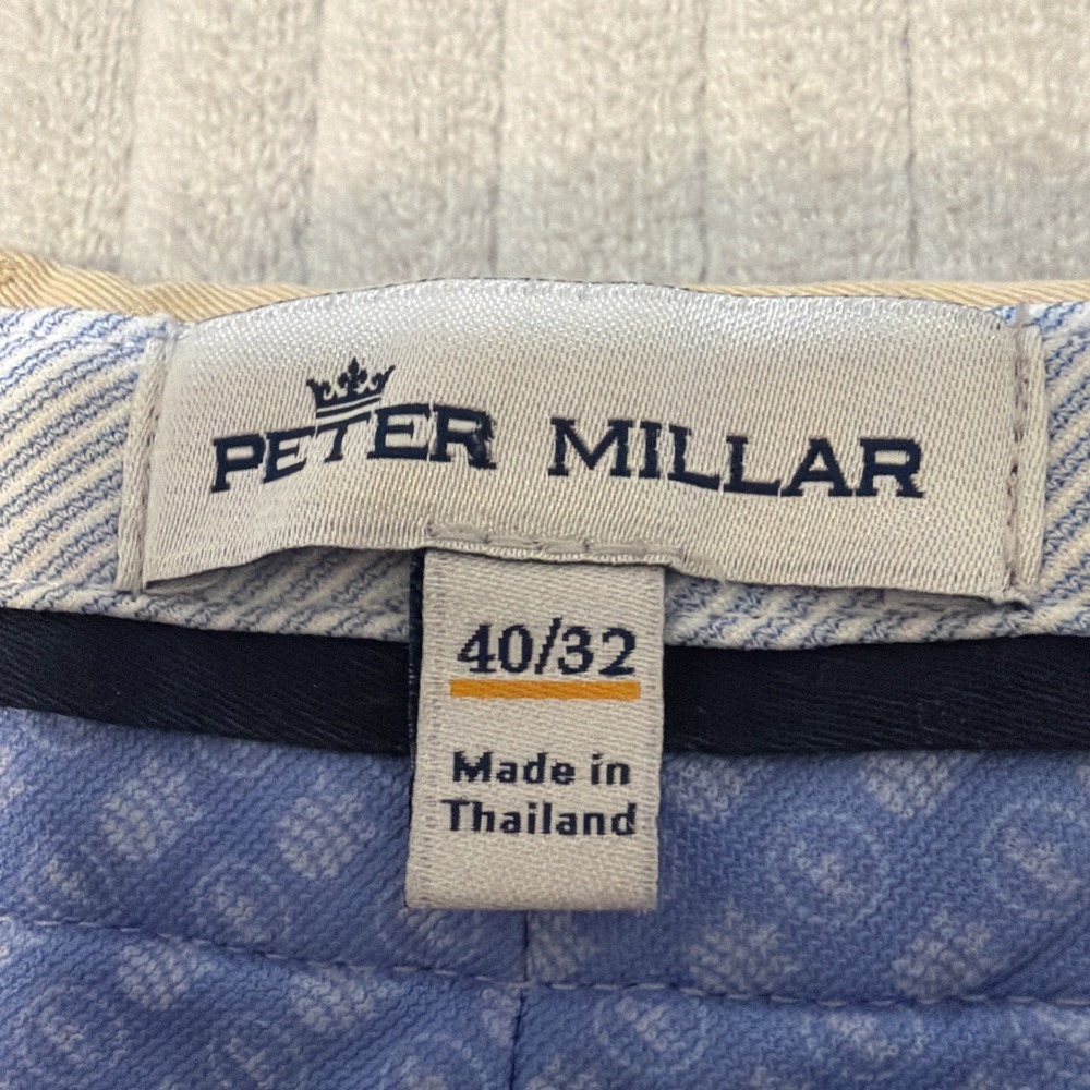 Peter Millar Pants Men 40x32 Sport Summer EB77 Raleigh Performance Trouser - Picture 5 of 10